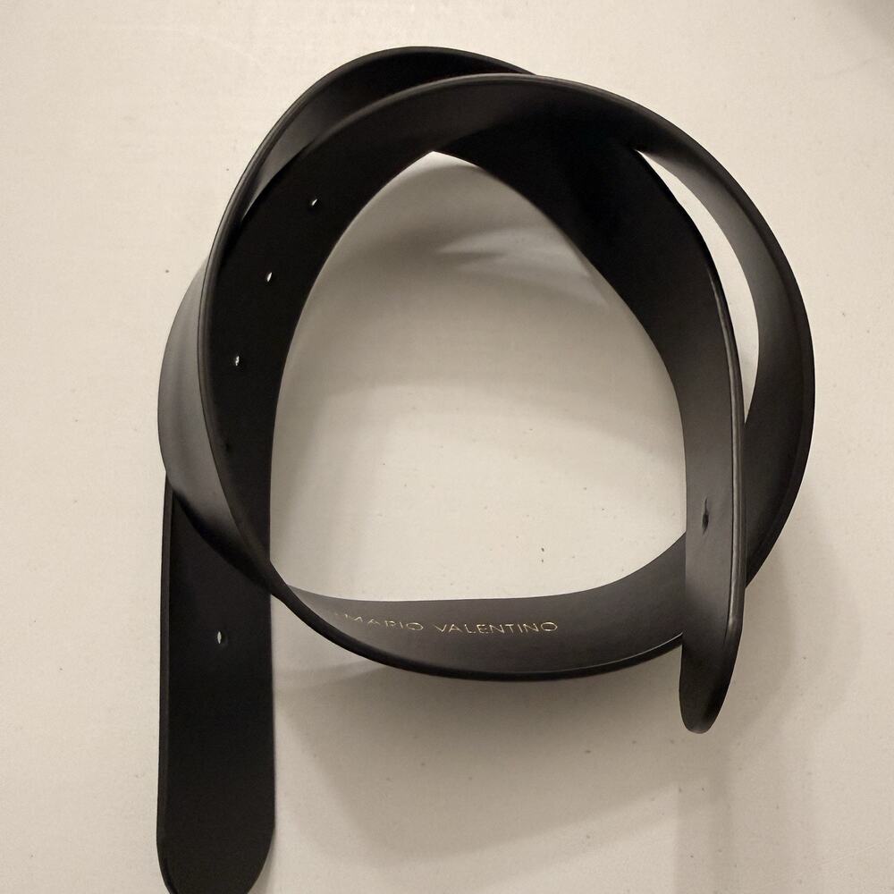 Valentino Black Belt - No Buckle Size Small
